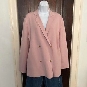 NWOT Babaton Cover Cardigan Knit double-breasted blazer in Poetic Pink Size S
